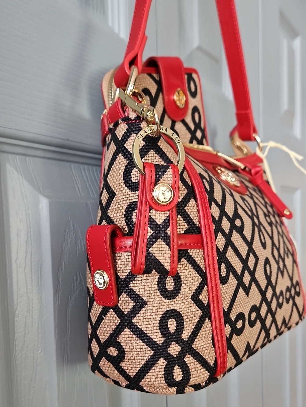 Spartina 449 '1715 Low Country Reign' Satchel, Matching Wallet & Key Fob - Picture 2 of 16